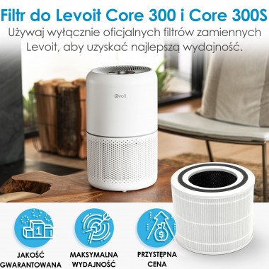 Oryginalny Filtr do Oczyszczacza Powietrza Levoit Core 300 i 300s